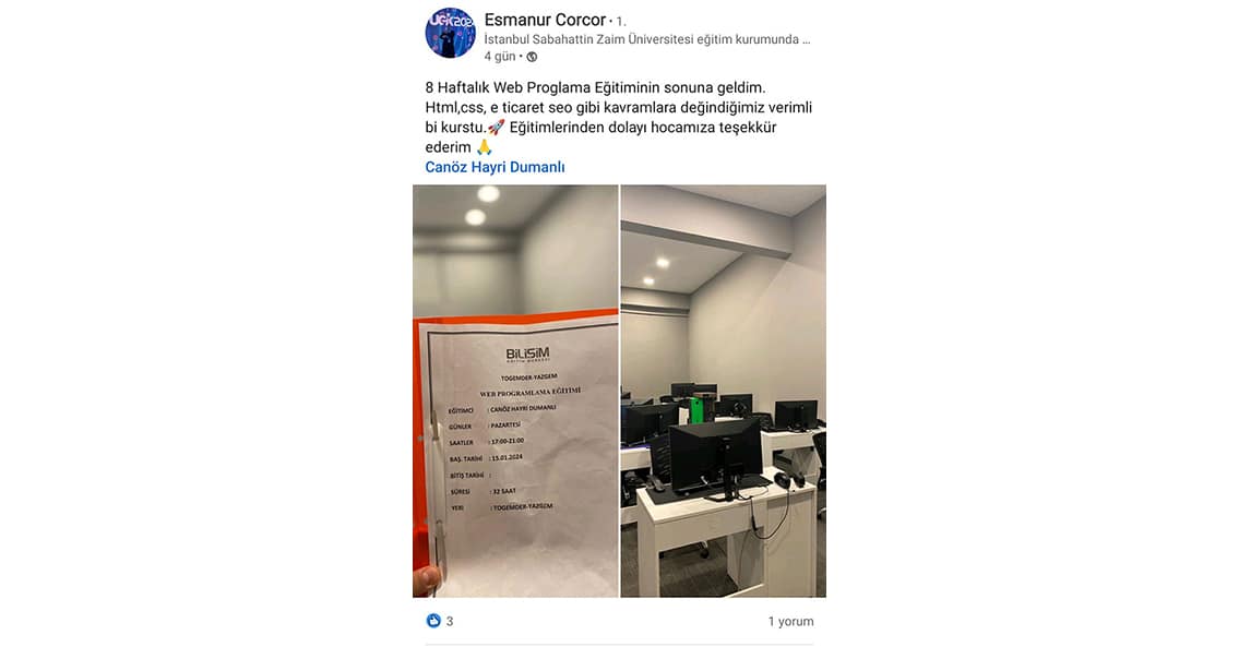 Togemder HTML ve CSS Eğitimi